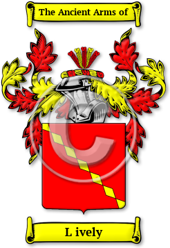 L ively Family Crest Download (jpg) Legacy Series - 150 DPI